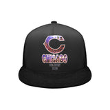 Chicago All Over Print Snapback Hat D