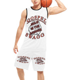 Gospel Swagg Basketball Black Trim Uniform with Pocket