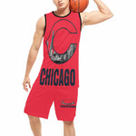 Chicago Basketball Black Trim Uniform with Pocket