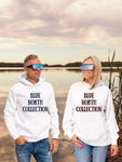 Blue North Collection All Over Hoodies Men