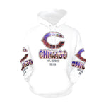 100% Chicago Midwest Brand All Over Print Hoodie for Men
