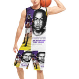 Jeff Basketball Black Trim Uniform with Pocket
