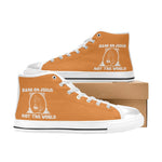 Bank On Jesus High Top Canvas Shoes