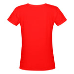 point Women's Deep V-neck T-shirt (Model T19)