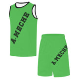 A-Meche Basketball Black Trim Uniform with Pocket