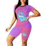 Me Against The World Womens Shorts Set
